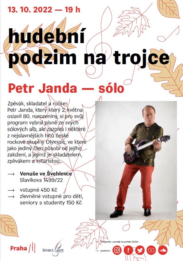 Hudební podzim na Trojce - Petr Janda sólo