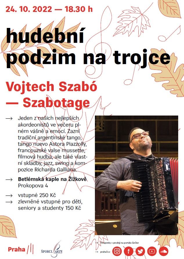 Hudební podzim na Trojce - Vojtech Szabó, Szabotage