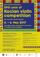 59TH YEAR OF KOCIAN VIOLIN COMPETITION